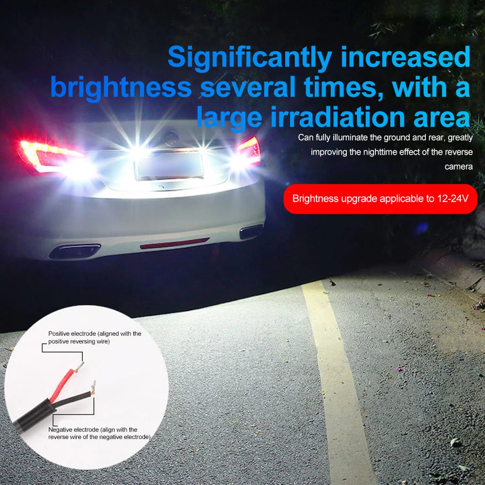 Universal 12V-24V LED Car Backup Reverse Parking Light