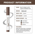 Waterproof Multi-Fork Liquid Eyebrow Pen
