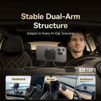 Magnetic Foldable Car Phone Holder for Dashboard