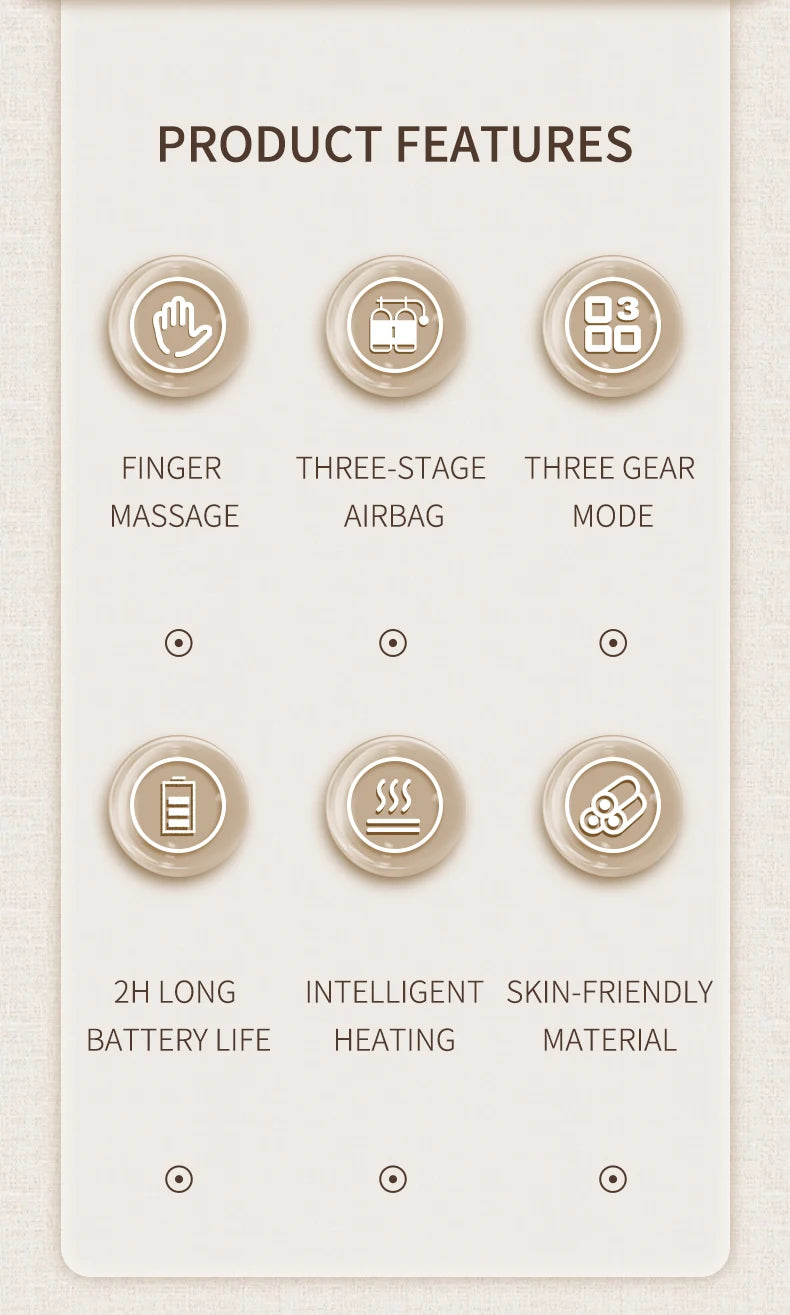 Wireless Airbag Hand Massager for Pain Relief - 8