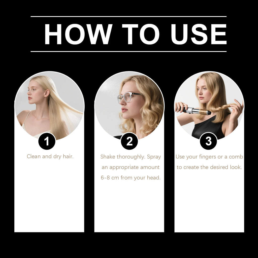 Sea Salt Texturizing Hair Spray for Volumizing and Strong Hold