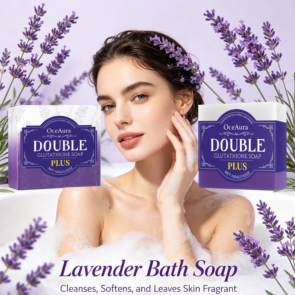 Lavender Cleansing Soap Bar for Oil Control and Soft Skin