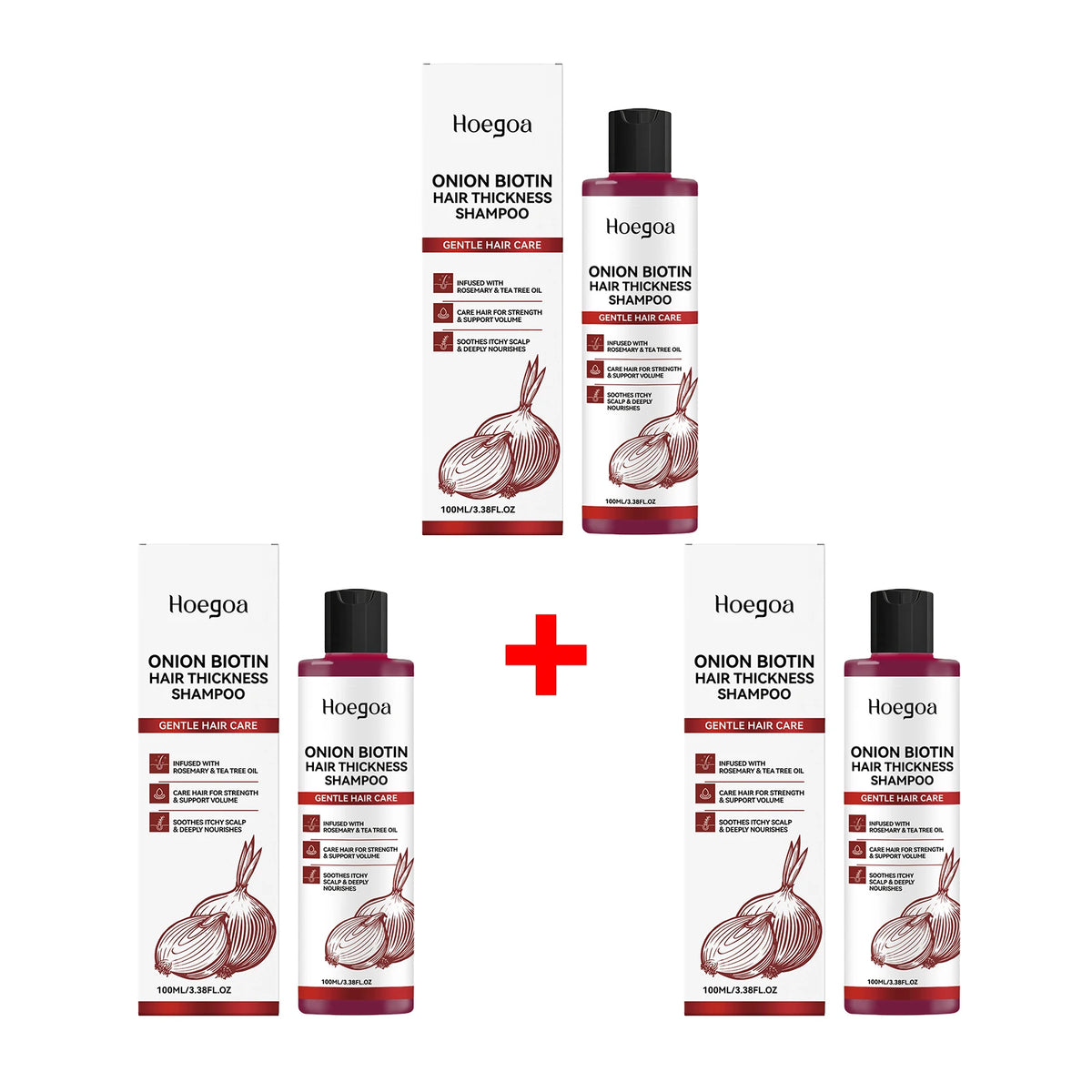 Onion Biotin Volumizing Shampoo for Hair Growth