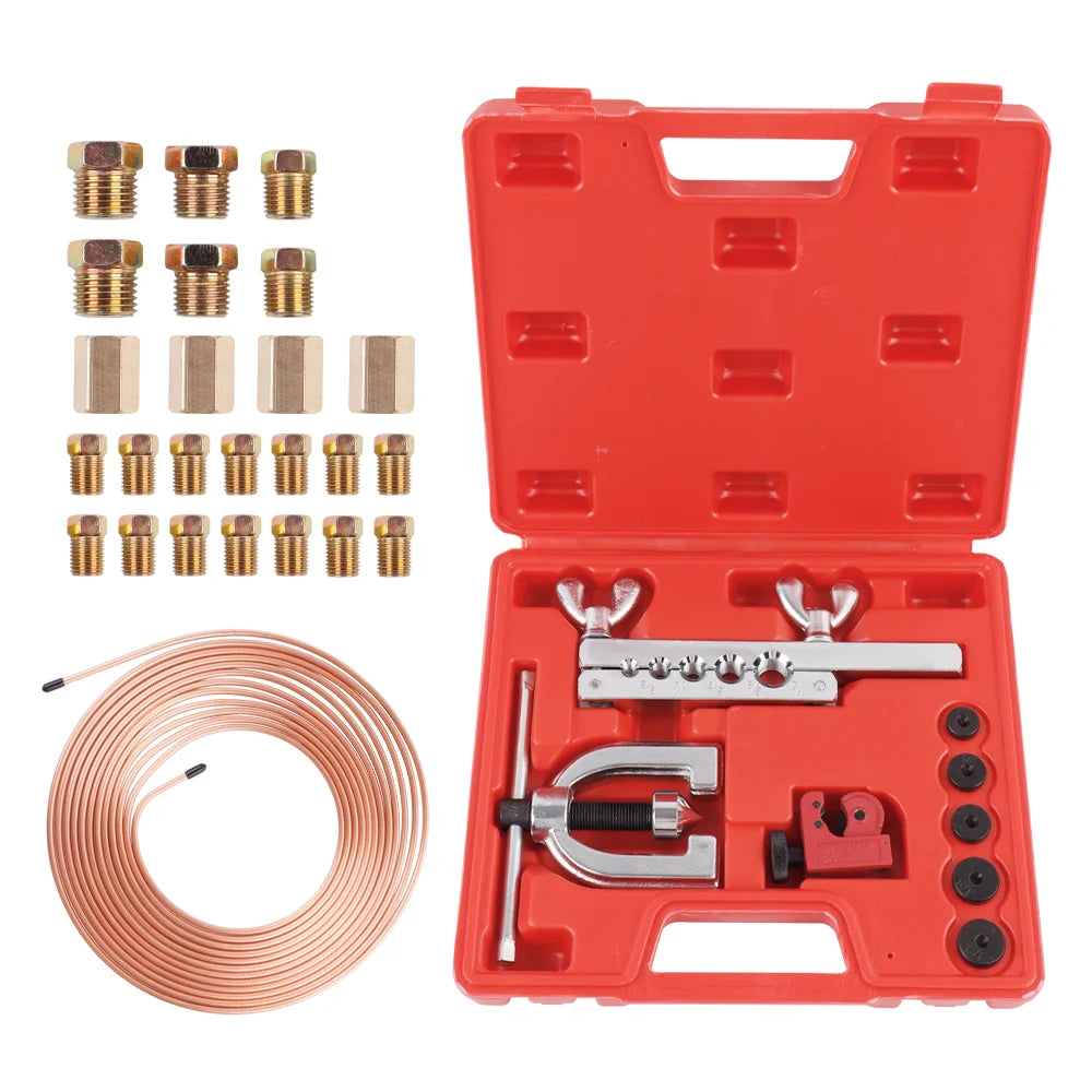 25ft 3/16" Brake Line Tubing and Flaring Tool Kit