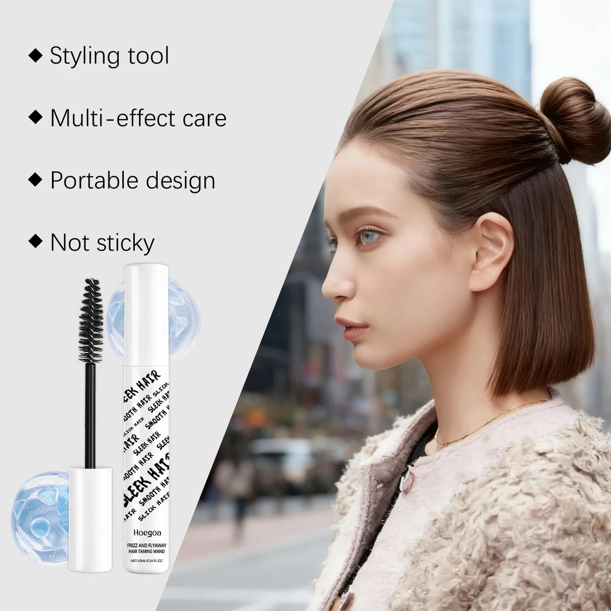 Anti-Frizz Hair Finishing Stick for Flyaways and Sleek Styling