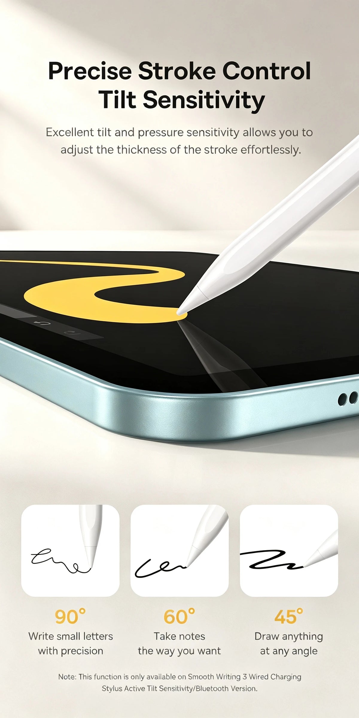 Magnetic Bluetooth Stylus Pen for iPad with Palm Rejection