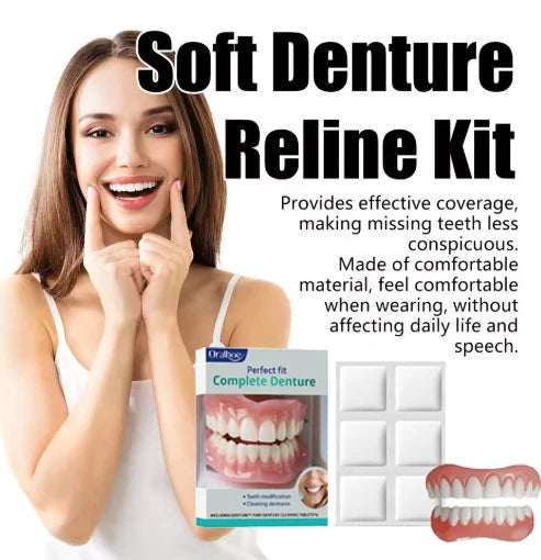 Realistic Silicone Cosmetic Teeth Veneers