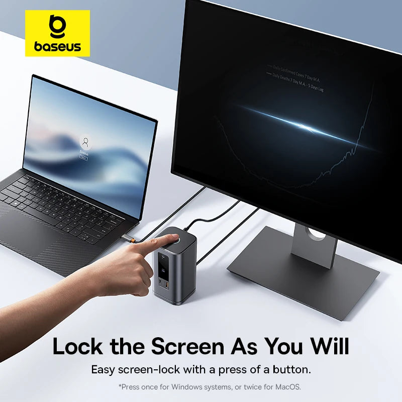 11-in-1 USB-C Docking Station with 4K Triple Display and 100W PD