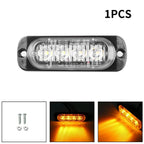 4 LED Side Marker Indicator Light for Cars Trucks Trailers 12V 24V