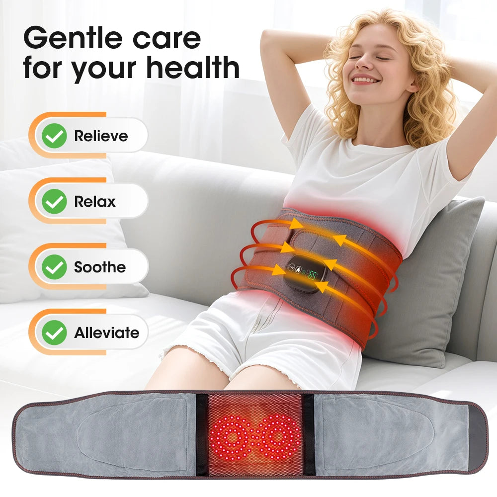 Cordless Heated Vibration Waist Massage Belt - 8