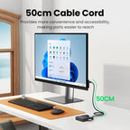 4-in-1 USB 3.0 Memory Card Reader for SD TF CF and MS Cards