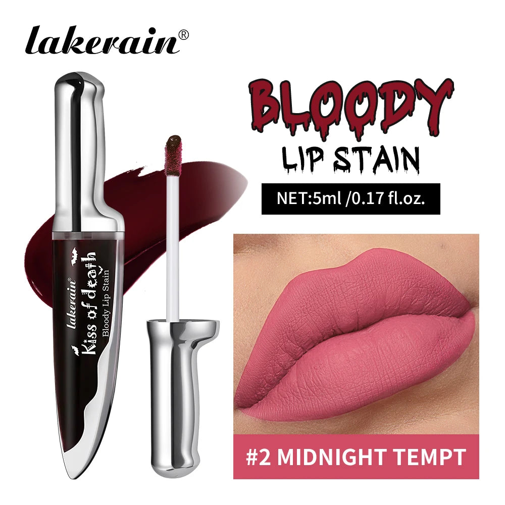 Waterproof Bloody Matte Lip Stain for Halloween