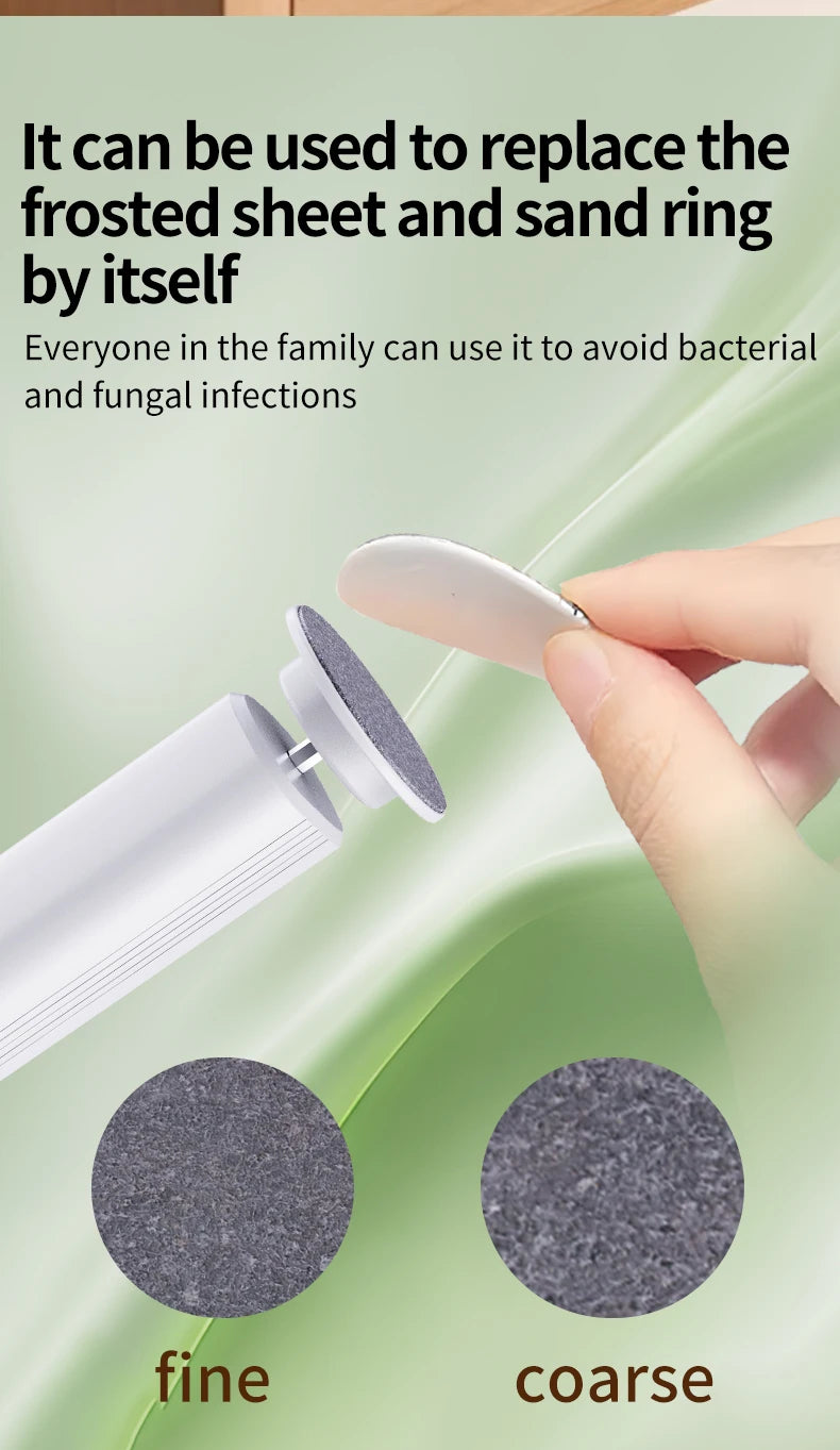 Electric Foot Callus Remover with 6 Adjustable Speeds