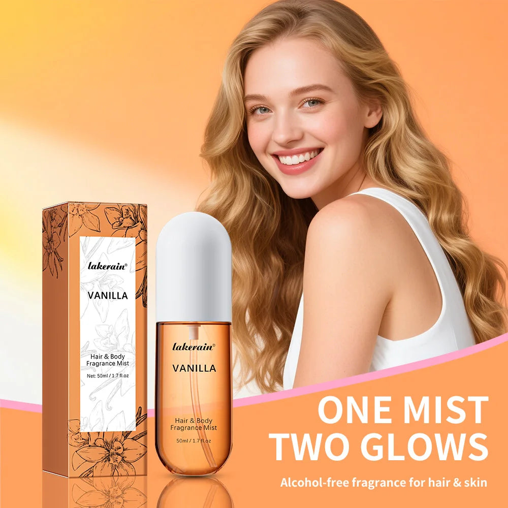 Vanilla and Rose Hair and Body Fragrance Mist - 2