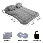 Inflatable Car Back Seat Mattress Bed with Pillows and Storage Bag