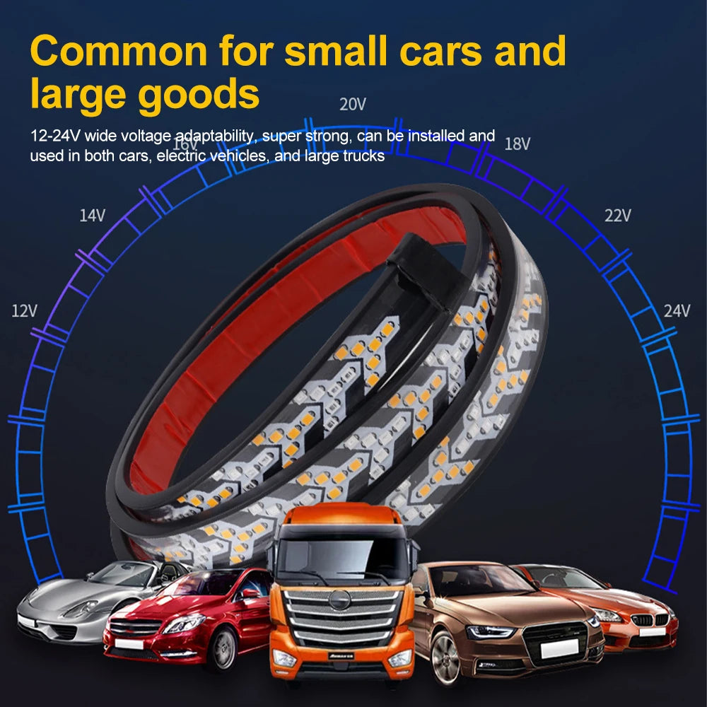 1M LED Tailgate Light Bar for Brake, Turn Signal and Reverse - 9