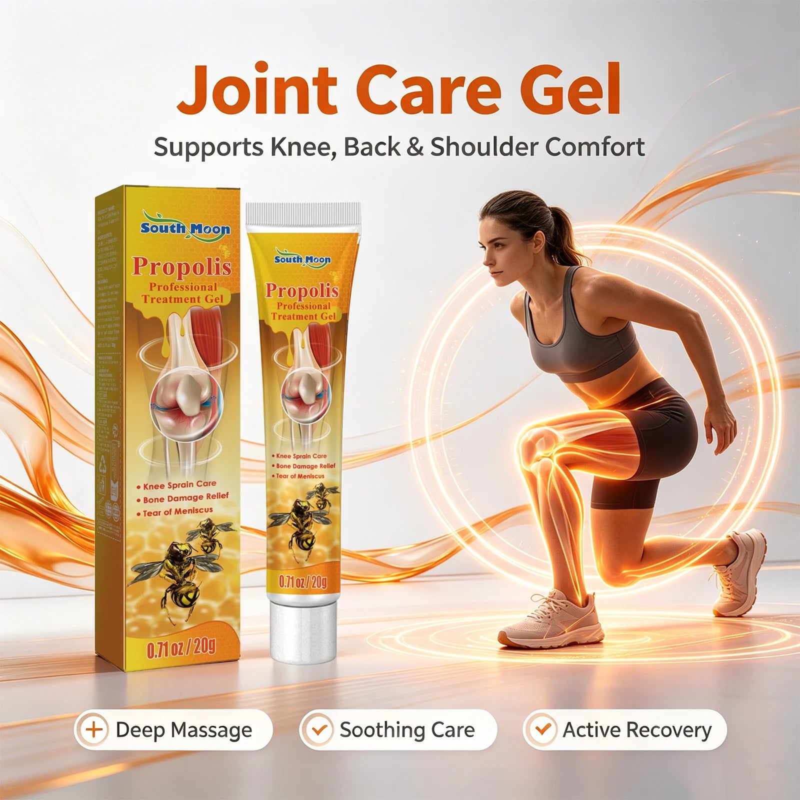 Propolis Cooling Joint and Muscle Relief Massage Gel - 3