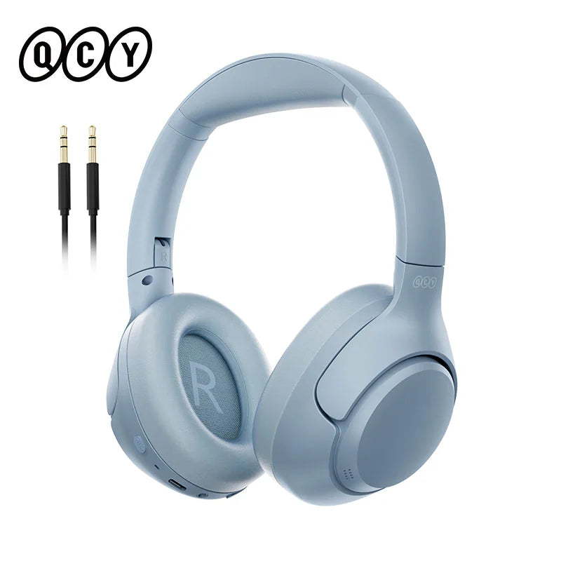 Active Noise Cancelling Bluetooth 5.4 Over-Ear Wireless Headphones
