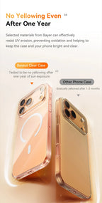 Magnetic Transparent Protective Case for iPhone