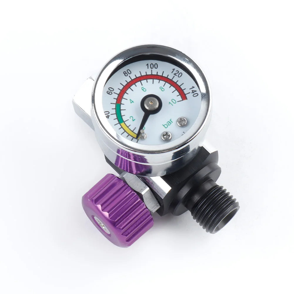 Adjustable G1/4 Air Pressure Regulator for Spray Guns