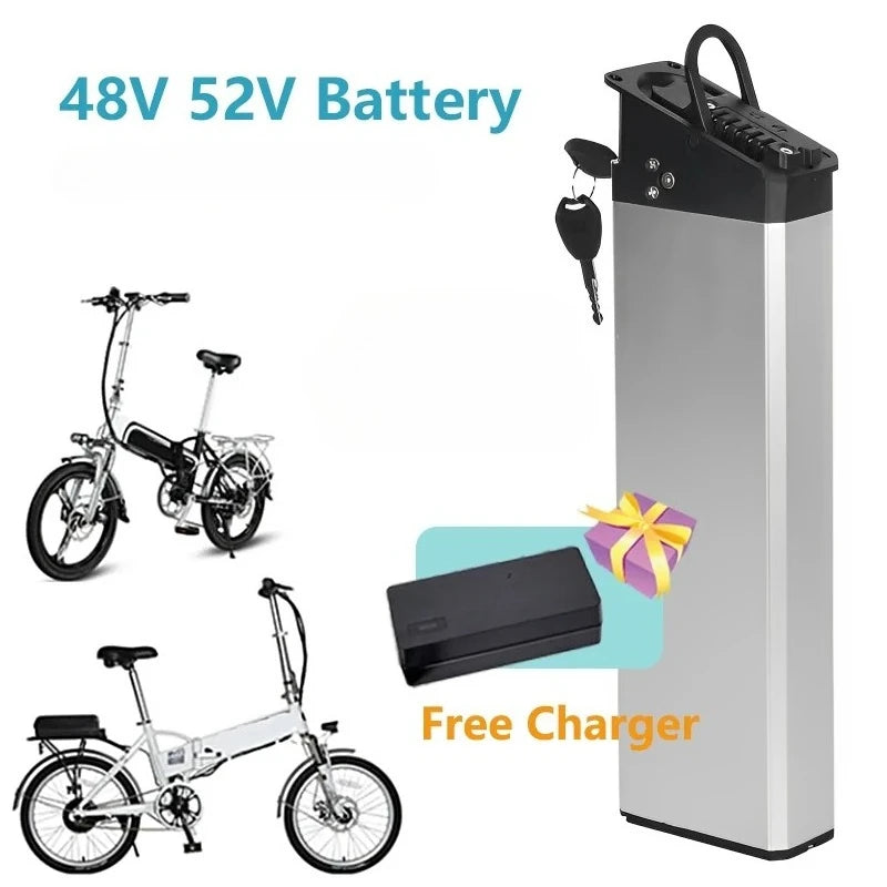 48V/52V Replacement Lithium Battery for Folding Electric Bikes
