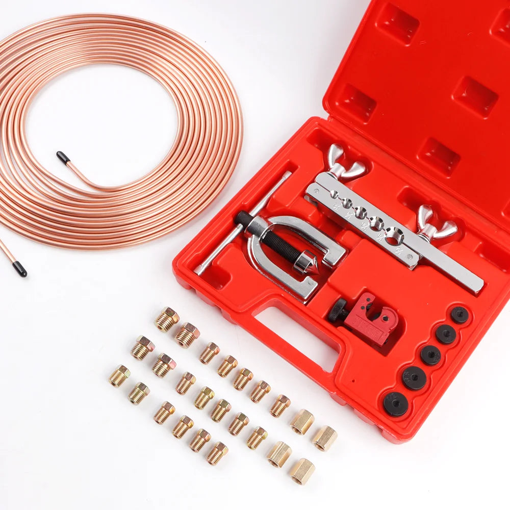25ft 3/16" Brake Line Tubing and Flaring Tool Kit