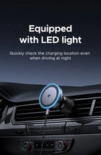 15W Qi2 Magnetic Wireless Car Charger for iPhone