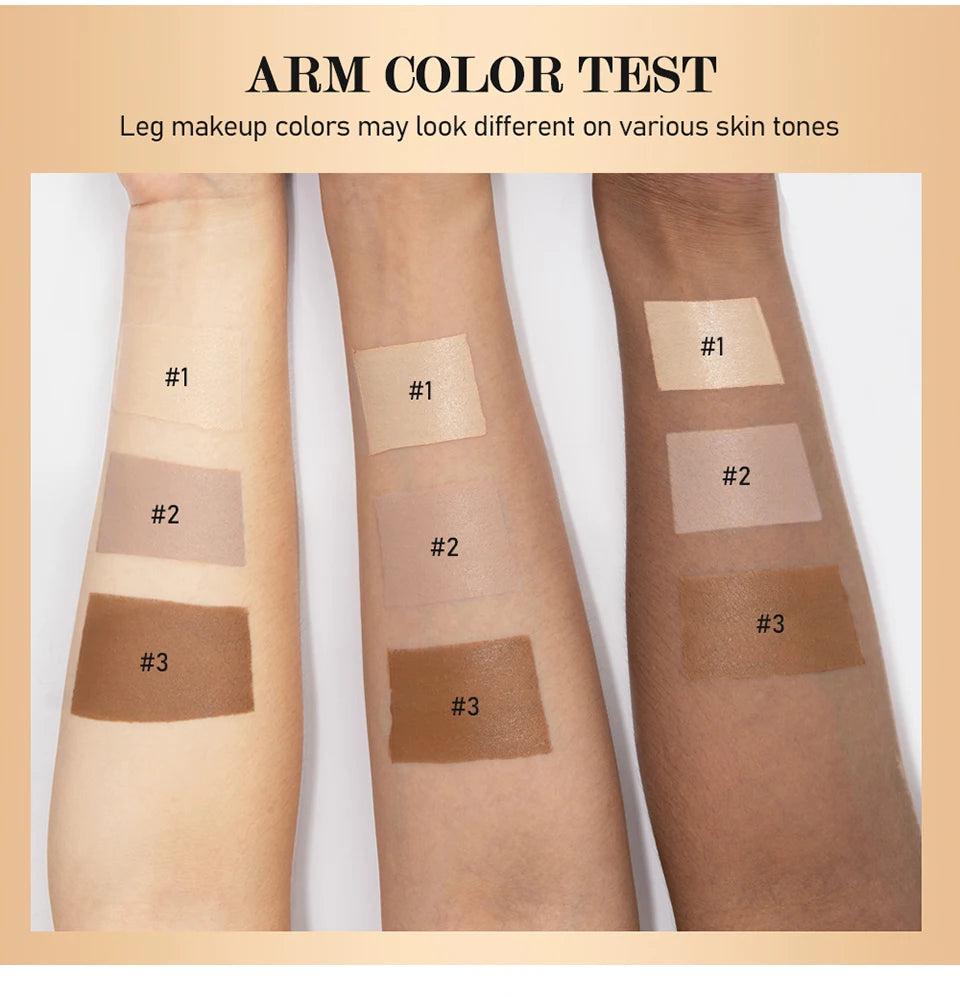 Waterproof Leg Makeup Body Foundation for Flawless Skin - 13