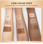 Waterproof Leg and Body Foundation with Application Glove