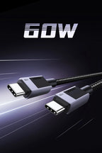 60W USB-C to USB-C Fast Charging and Data Cable
