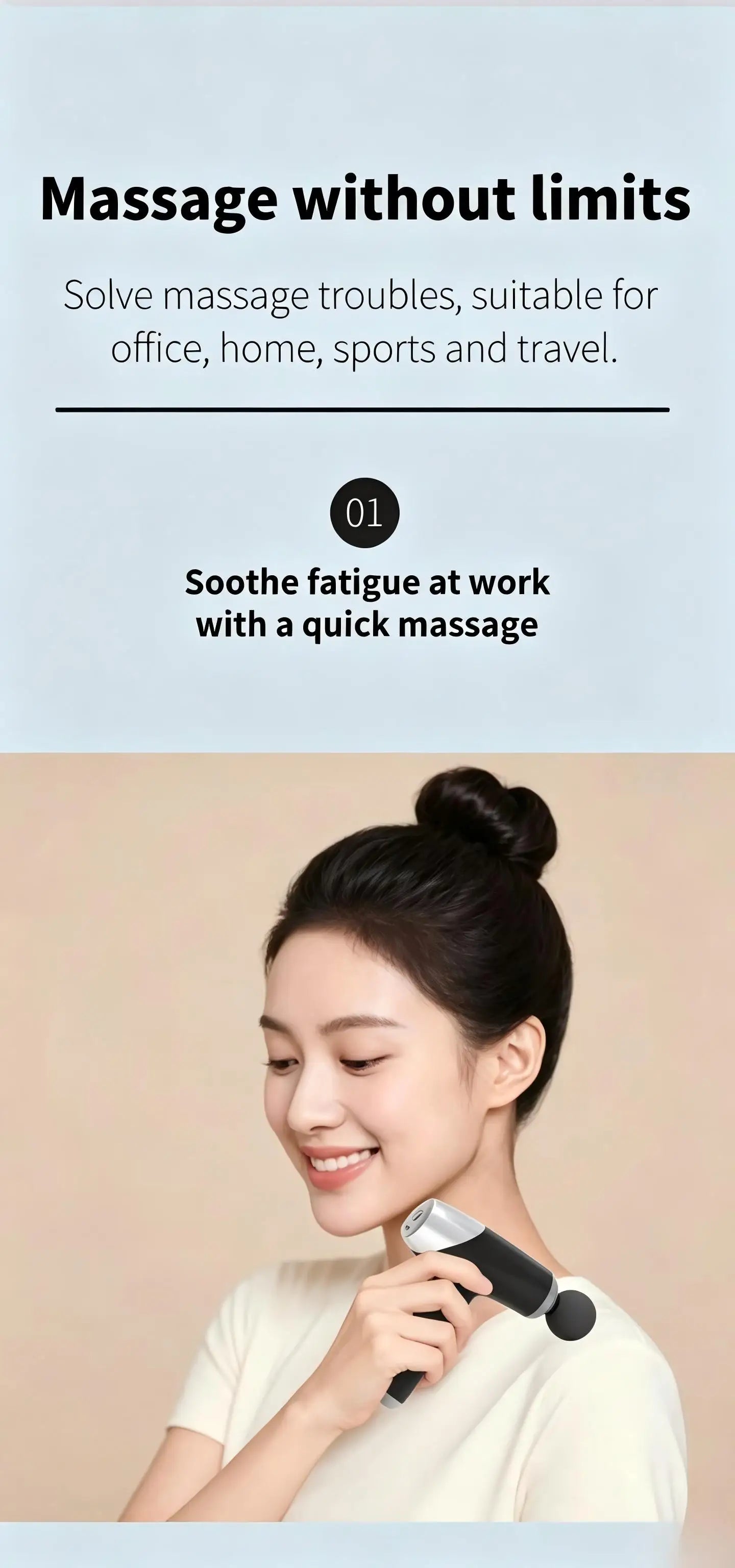 Portable Deep Tissue Percussion Muscle Massage Gun - 14