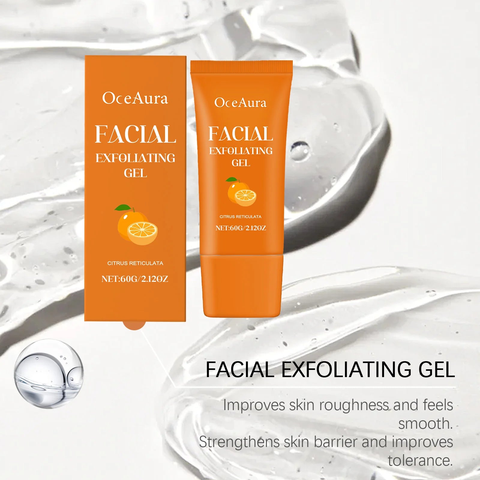 Brightening Orange Facial Exfoliating Gel - 9