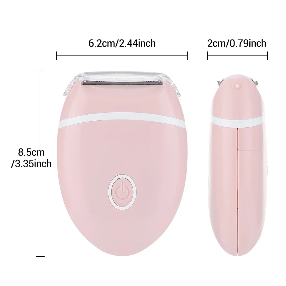 Compact Electric Shaver for Women Full Body Hair Removal
