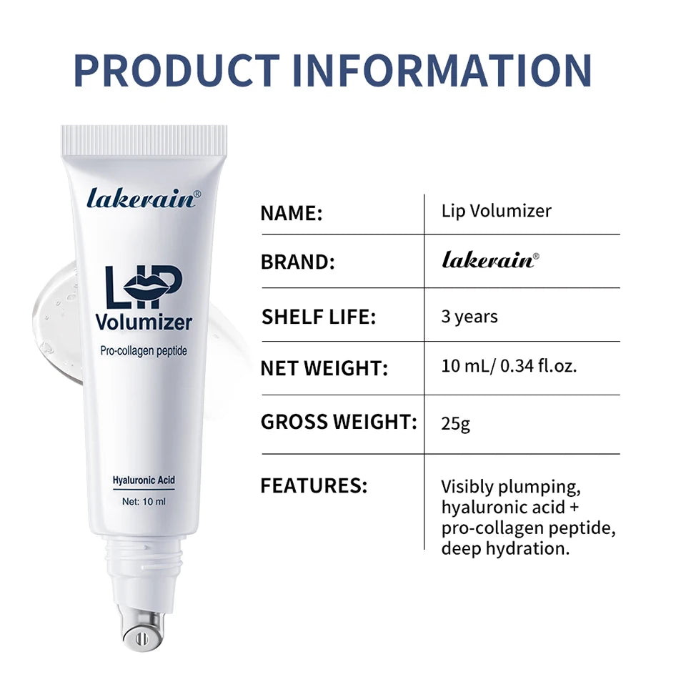 Hyaluronic Acid Hydrating Lip Volumizer Oil