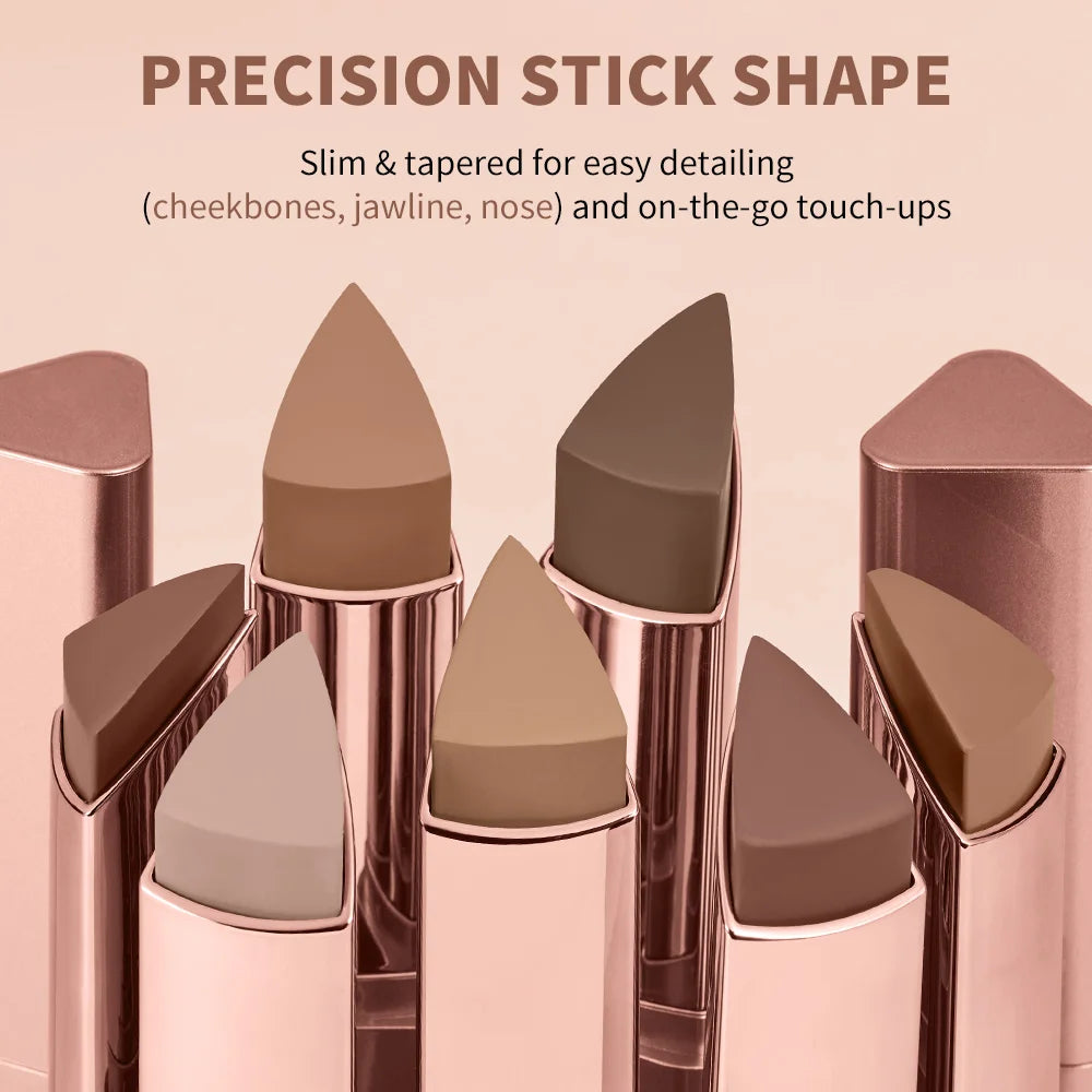 Cream Bronzer and Contouring Stick for Sculpted Face Makeup