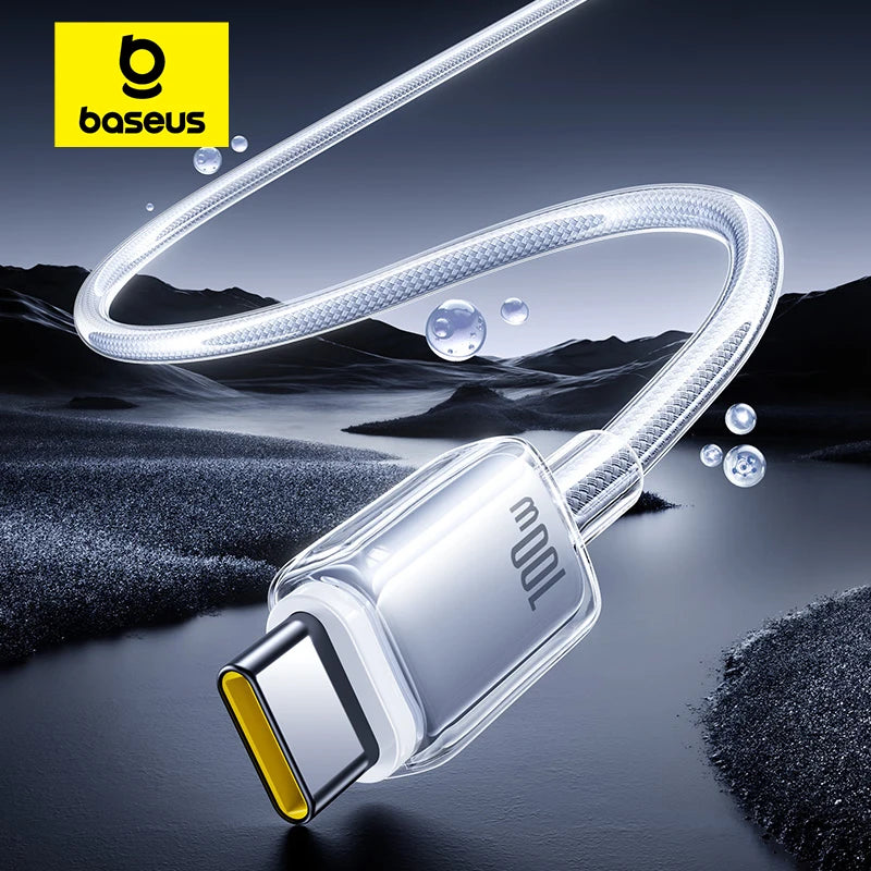 100W USB-A to USB-C Fast Charging Data Cable - 1