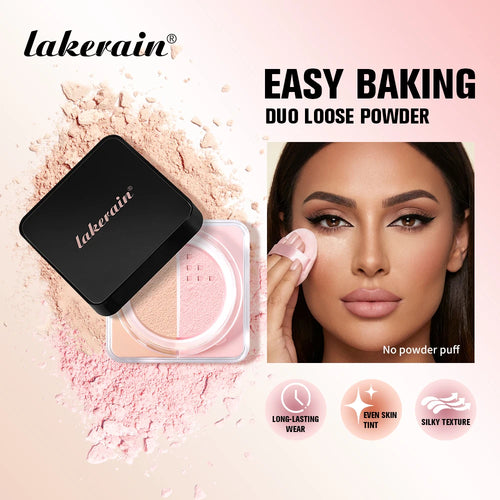 2-in-1 Color Correcting Loose Setting Powder for Matte Finish