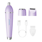 3-in-1 Electric Waterproof Women's Hair Shaver and Bikini Trimmer