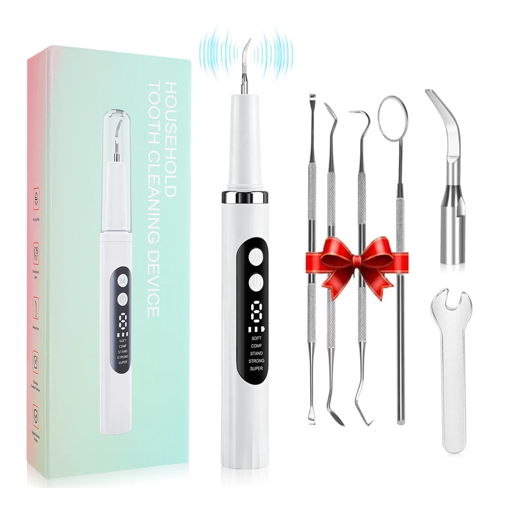 Electric Ultrasonic Teeth Tartar and Plaque Remover - 1