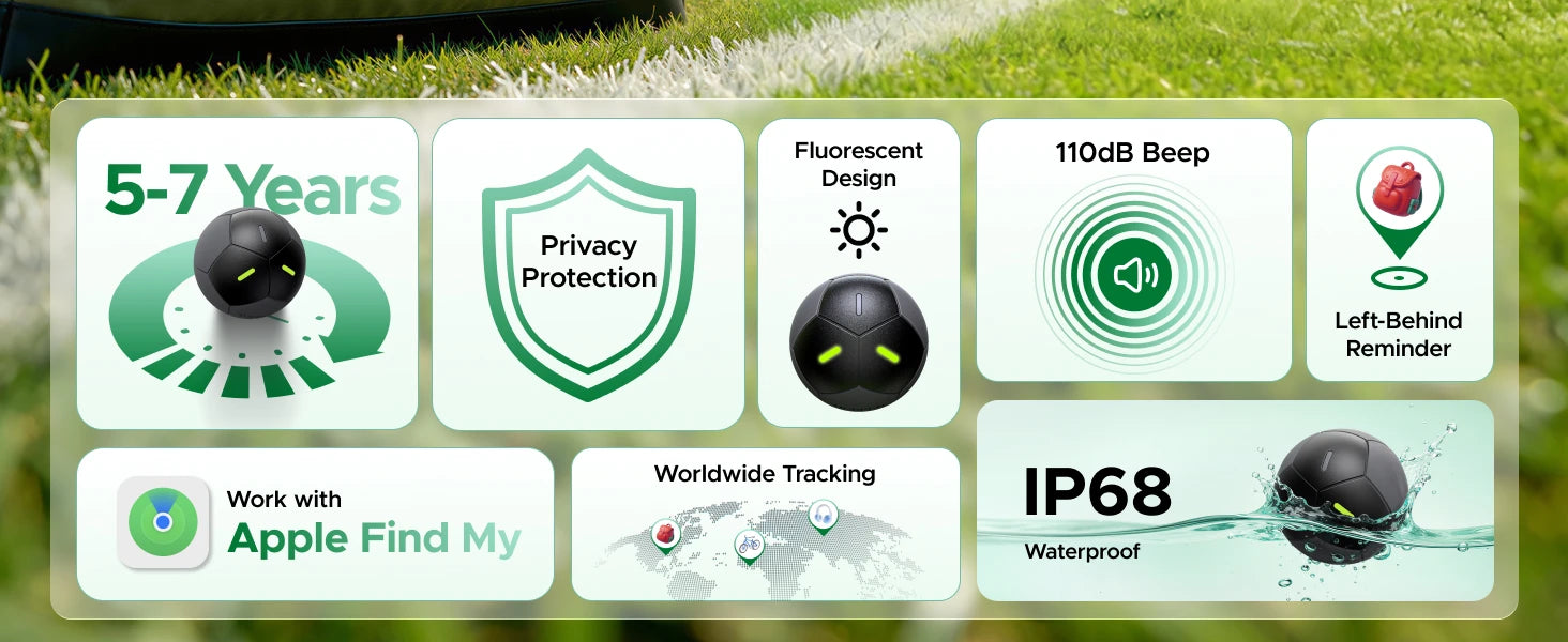 Smart Bluetooth Item Tracker for Apple Find My - 8