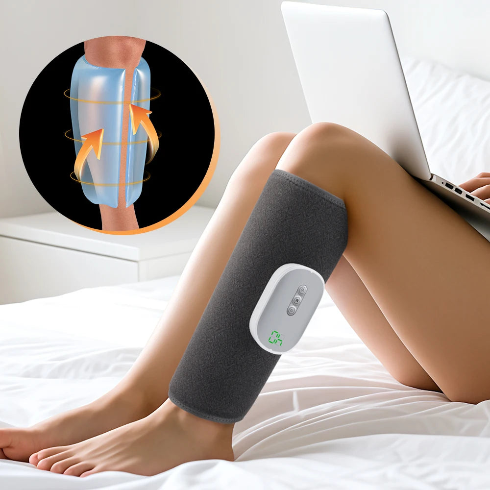 Wireless Air Compression Calf Massager for Muscle Recovery