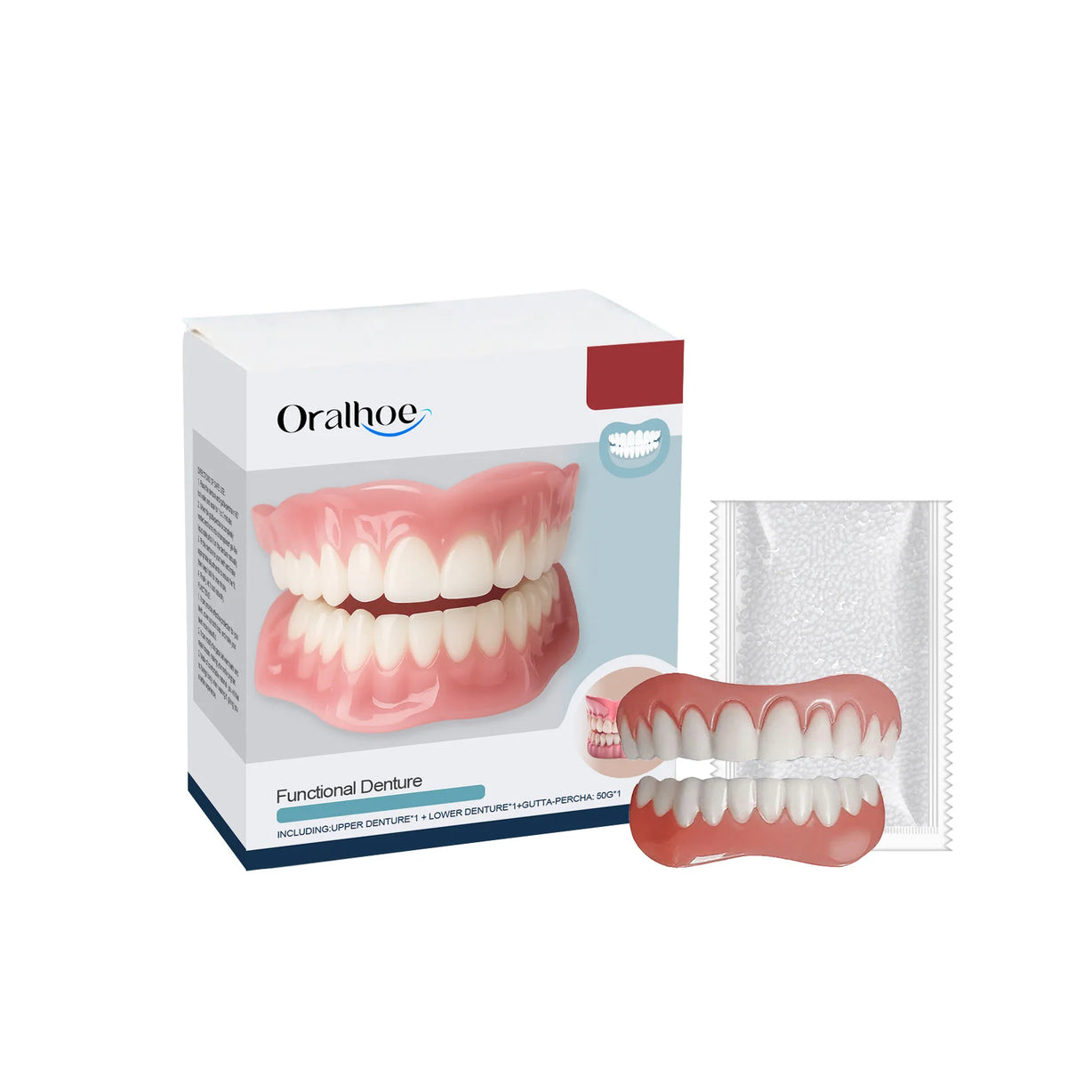 Silicone Cosmetic Denture Kit for Smile Restoration