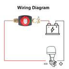 12V-48V Battery Disconnect Rotary Switch for Car RV Boat and Truck