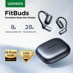 Open-Ear Bluetooth Wireless Sport Earbuds with Ear-Hooks