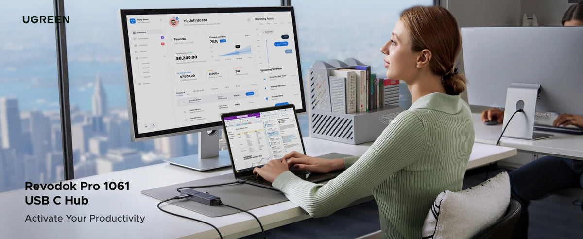 6-in-1 USB-C Hub with 4K 60Hz HDMI and 100W PD Charging