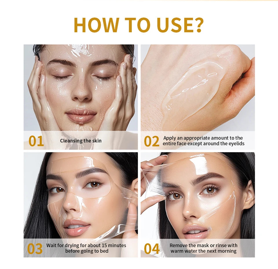Collagen and Turmeric Overnight Peel-Off Face Mask Duo