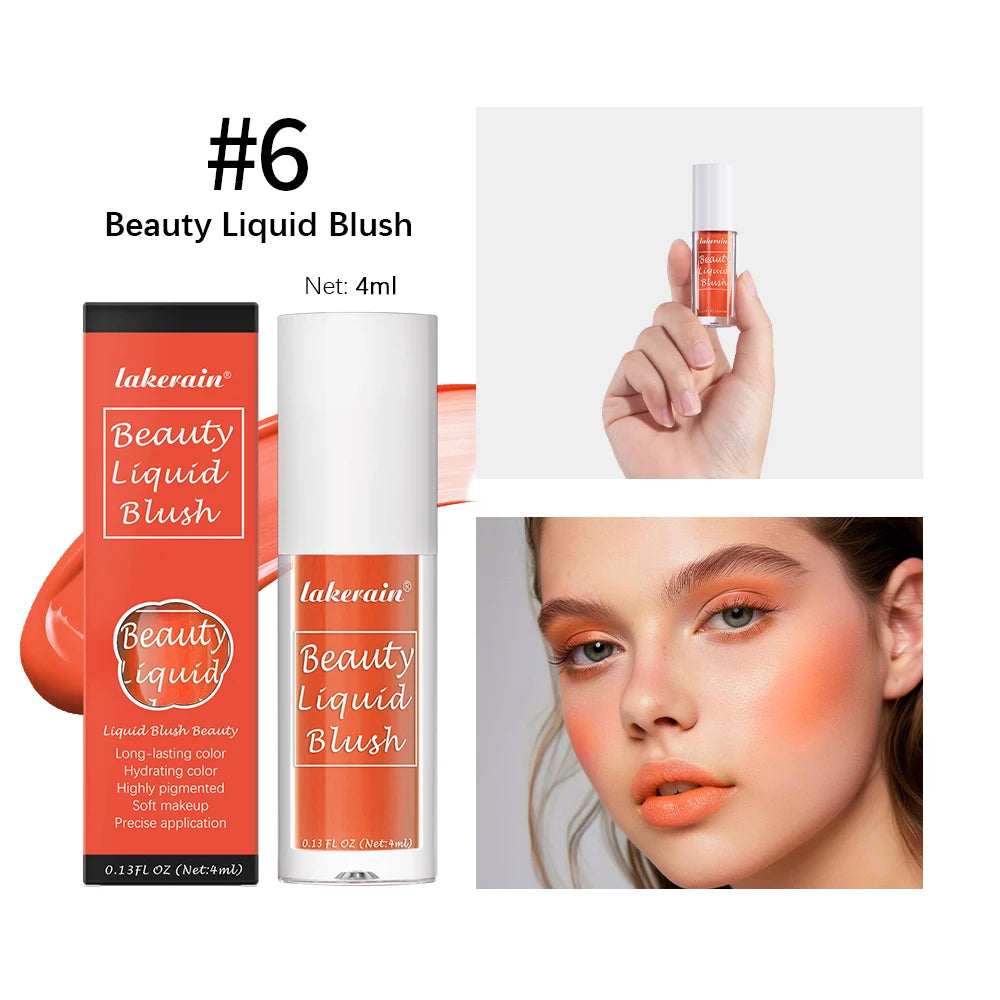 Waterproof Long-Lasting Liquid Cheek Blush - 24