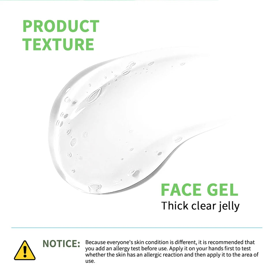 Soothing Aloe Vera Moisturizing Gel for Face and Skin