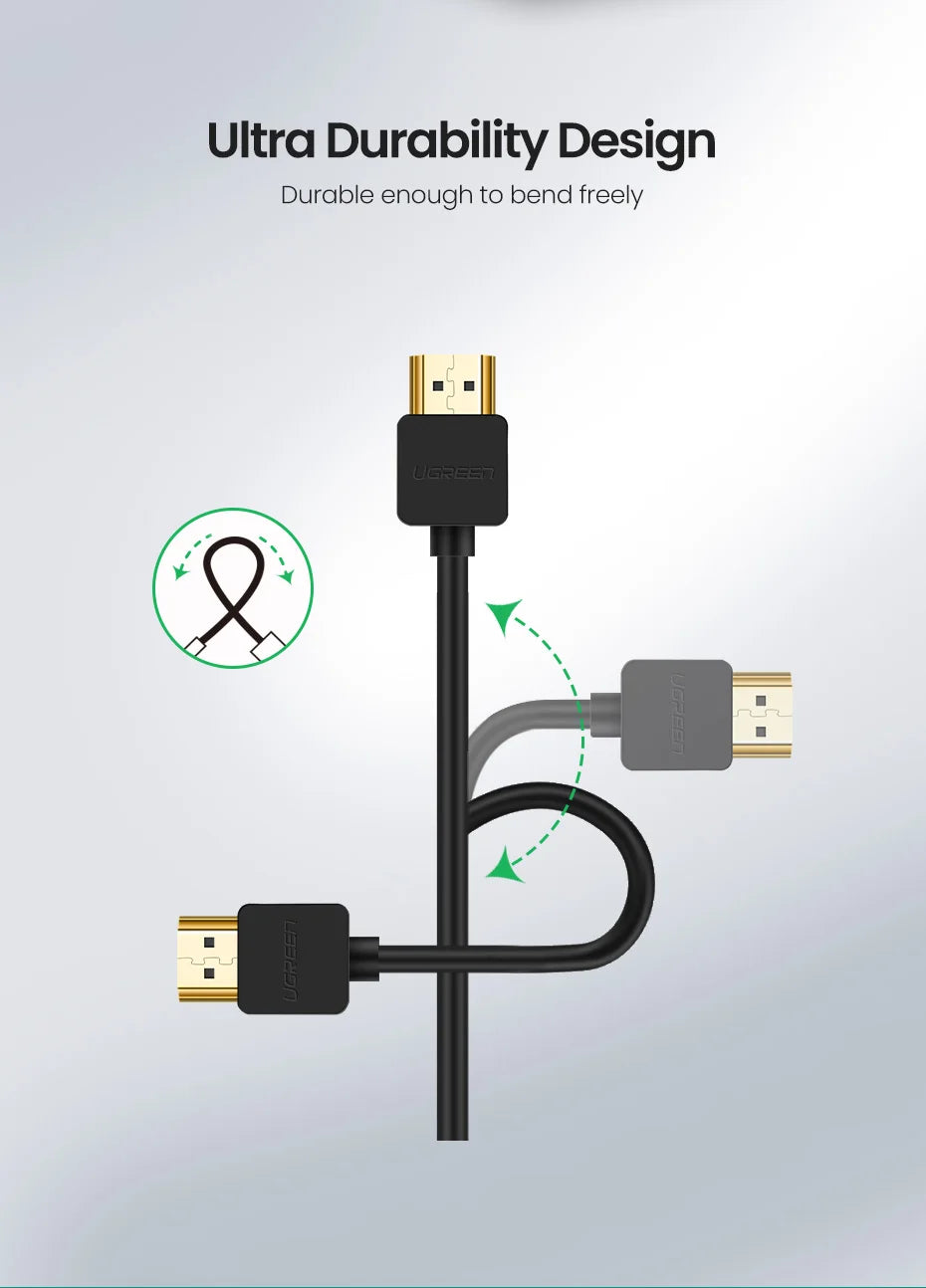4K 60Hz Micro HDMI to HDMI Cable for Cameras and Laptops - 19
