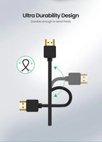 4K 60Hz Micro HDMI to HDMI Cable for Cameras and Laptops